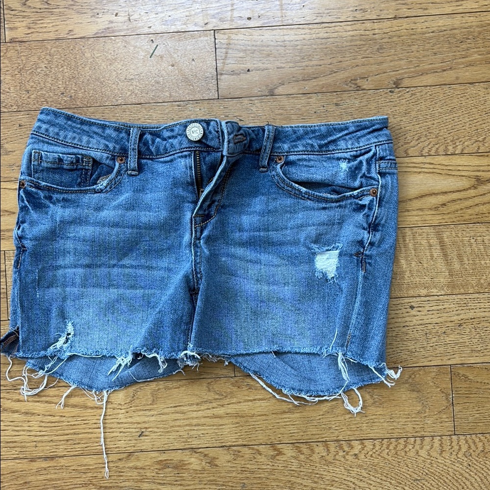 Denim shorts